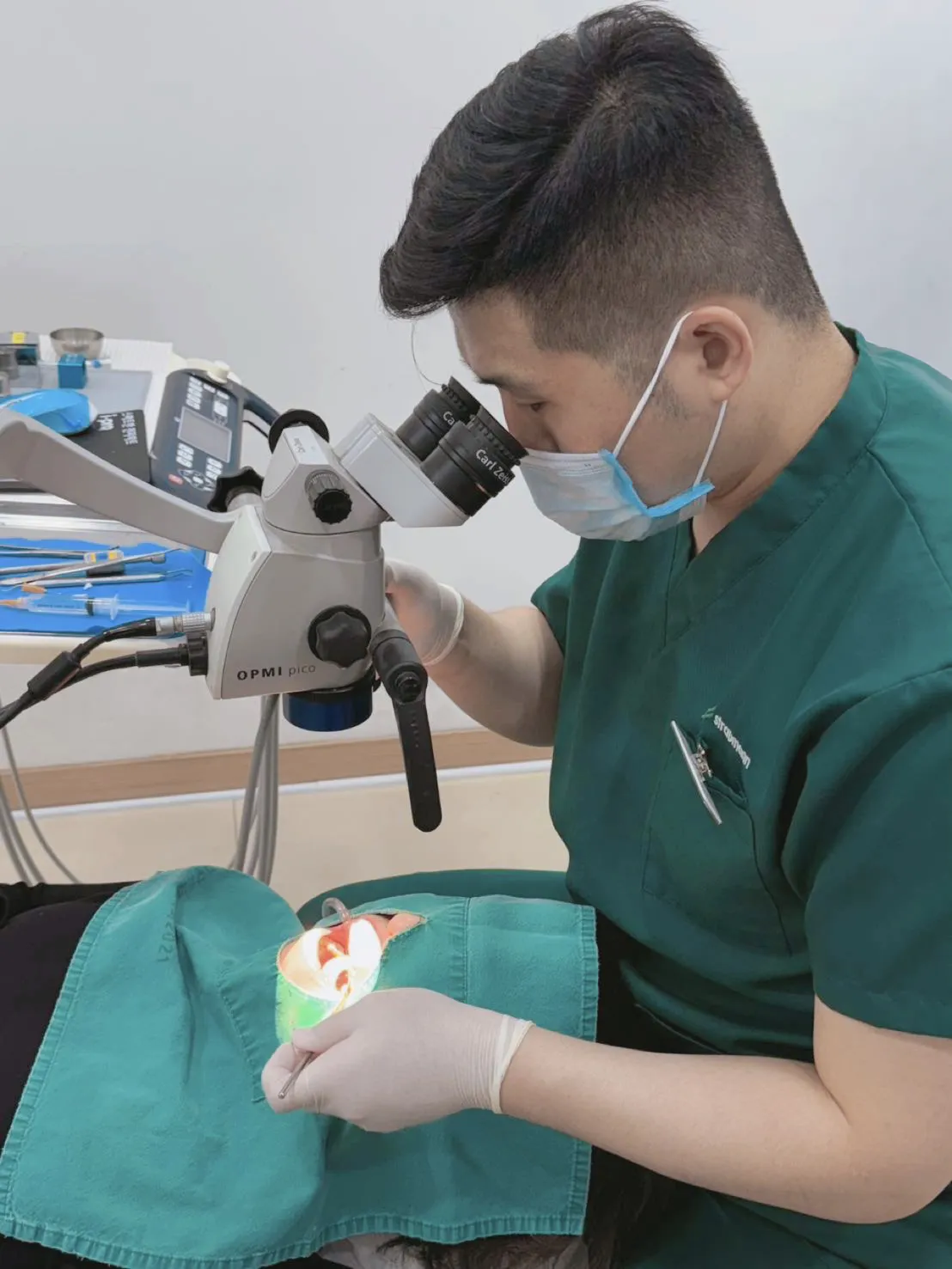 Le Blanc Dental Clinic 治療中の様子