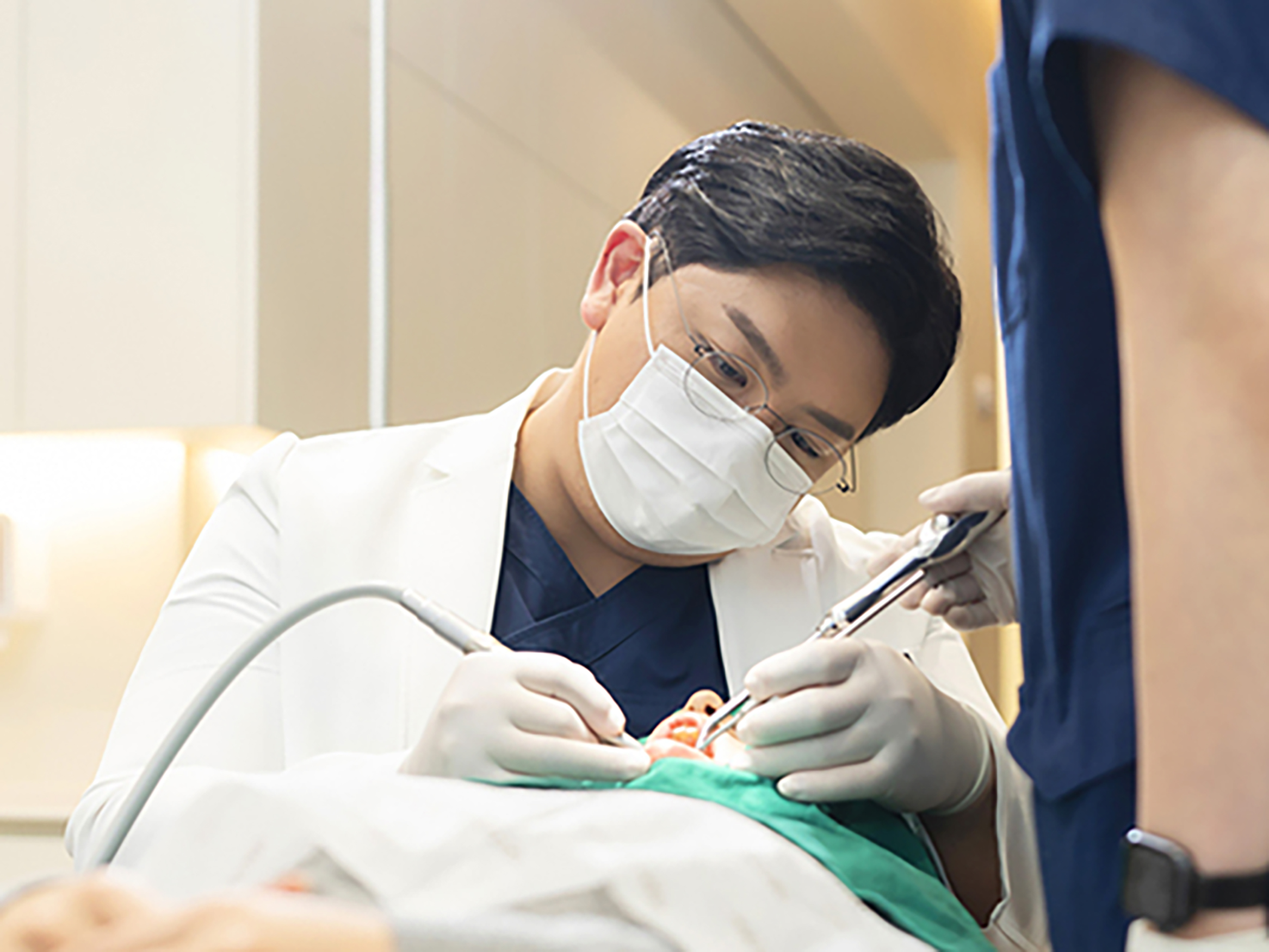 Le Blanc Dental Clinic 治療中の様子
